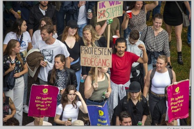 Demonstratie evenementenbranche 11sept 2021 Nijmegen
