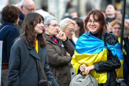 Ukraine demo in Amsterdam 2025