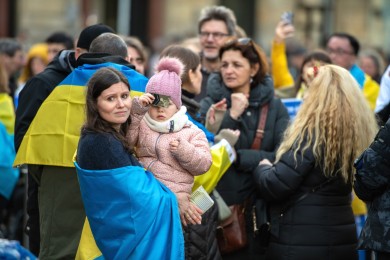 Ukraine demo in Amsterdam 2025