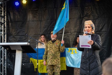 Ukraine demo in Amsterdam 2025