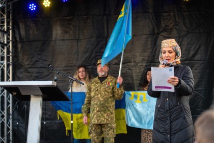 Ukraine demo in Amsterdam 2025