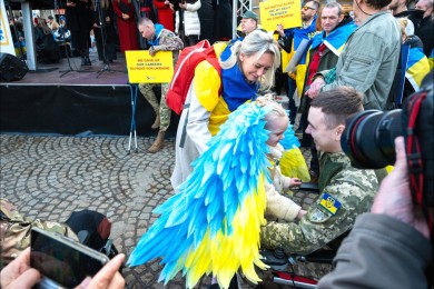 Ukraine demo in Amsterdam 2025
