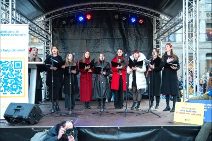 Ukraine demo in Amsterdam 2025