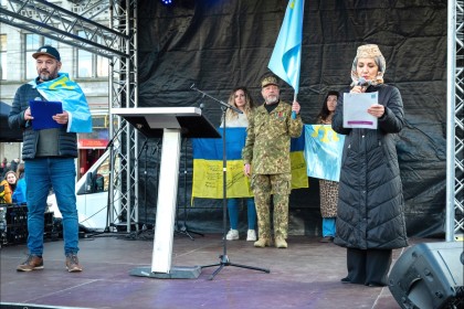 Ukraine demo in Amsterdam 2025