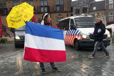 Verboden demonstratie in Nijmegen