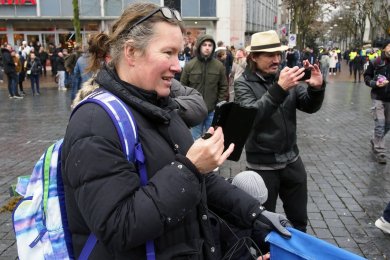 Verboden demonstratie in Nijmegen