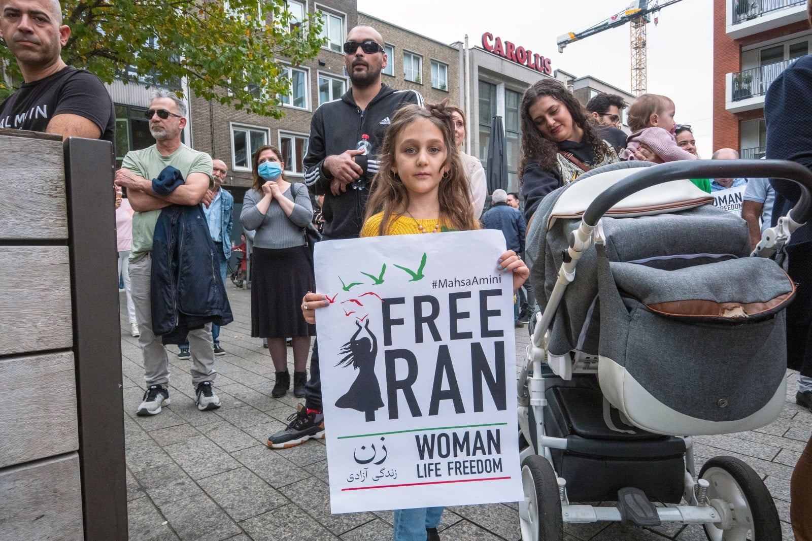 Demo Iran in Nijmegen in oktober 2022