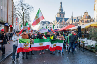 Iran demo in Nijmegen